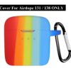 Boat Airdopes 131/138 Case Cover (Mateial - Silicone , Color - Rainbow)