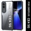 Oneplus CE4 5G Case Cover (Material - TPU+Polycarbonate , Color - Black)
