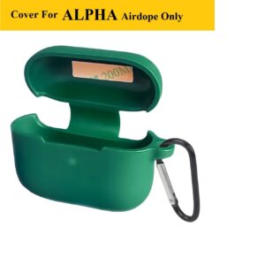 Boat Airdopes ALPHA Case Cover (Material - Silicone , Color - Green)