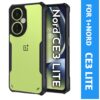 Oneplus CE3 Lite 5G Case Cover (Material - TPU+Polycarbonate , Color - Black)