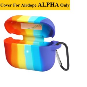 Boat Airdopes ALPHA Case Cover (Material - Silicone , Color - Black)