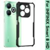 Infinix Smart 8 HD / Hot 40i Case Cover (Material - TPU+Polycarbonate , Color - Black)