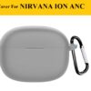For Boat NIRVANA Ion Anc Pro | Case Cover Silicone TWS Earbuds Pouch | With GUM Sticker