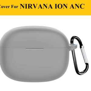For Boat NIRVANA Ion Anc Pro | Case Cover Silicone TWS Earbuds Pouch | With GUM Sticker